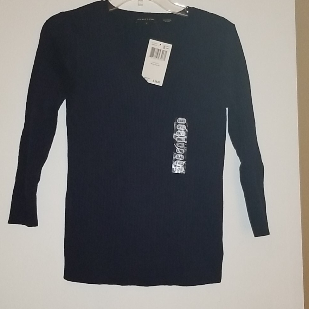 Navy pullover sweater